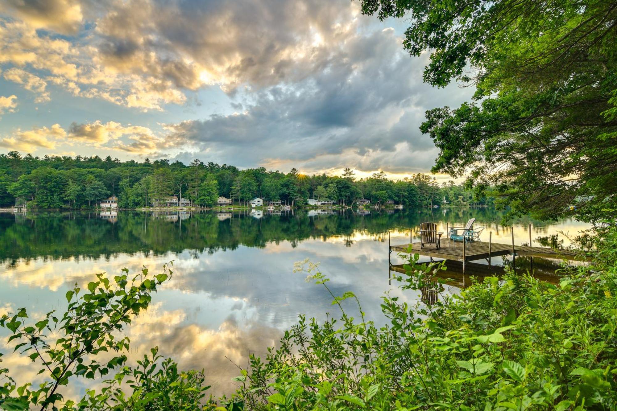 Waterfront Escape With Kayak, Paddle Boards, And Sauna Villa Casco Kültér fotó